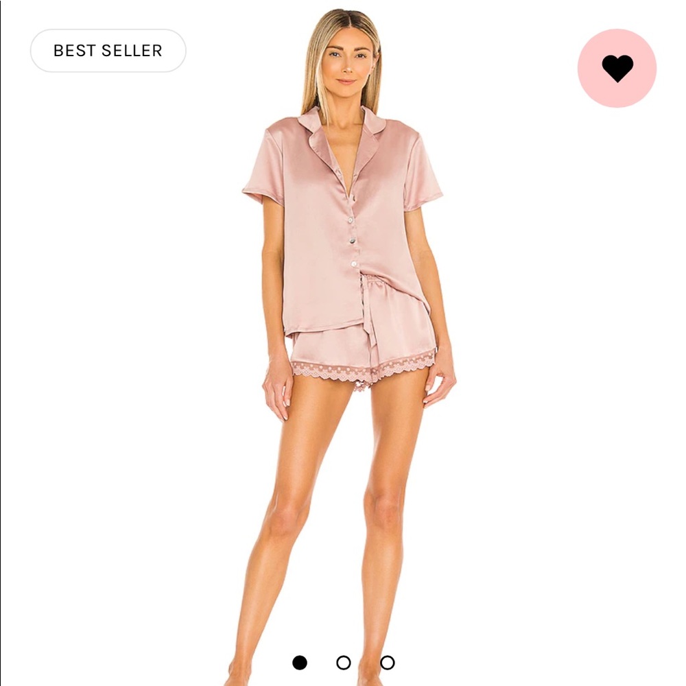 Victoria PJ Set in Smoked Rose